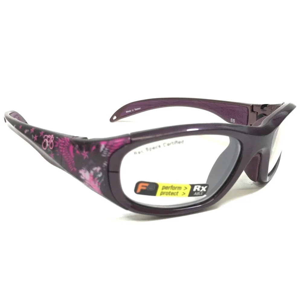 Rec Specs Athletic Goggles Frames MORPHEUS SS 741 Birds Purple Pink 51-17-125